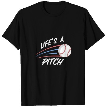 Discover Lifes A Pitch Baseball Spring Training Pitching Batting T-Shirts