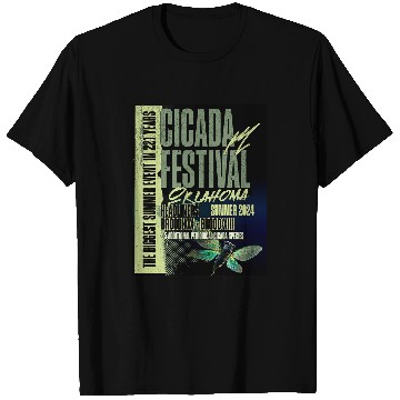 Discover Oklahoma Cicada 2024 Emergence 221 Year Event T-Shirts