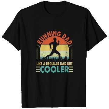 Discover mens running dad 3marathon runner fars day T-Shirts