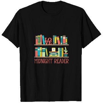 Discover Midnight Reader Bookworm Reading Coachs Book Lover 1 T-Shirts