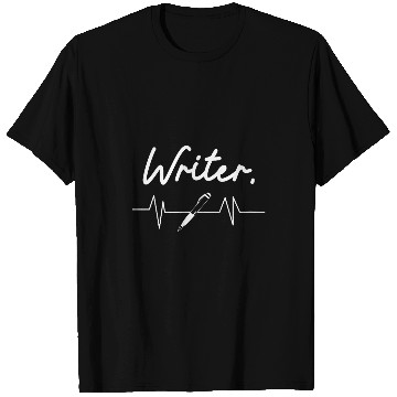Discover Writer Heartbeat 2Journalist T-Shirts