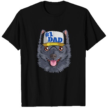 Discover Schipperke 1 Dog Dad Fathers Day T-Shirts