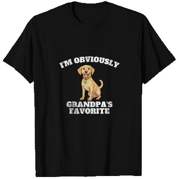 Discover Yellow Lab Grandpa Favorite Labrador Retriever T-Shirts