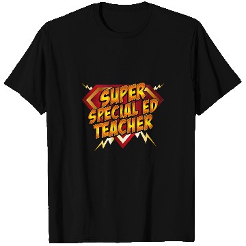 Discover Super Special Ed Teacher Superhero Back To School T-Shirts