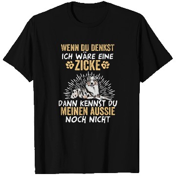 Discover Zicker Dog Aussie Australian Shepherd T-Shirts
