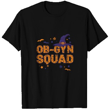 Discover OBGyn Squad Witch Halloween Matching OB Gyn nurses Doctor T-Shirts