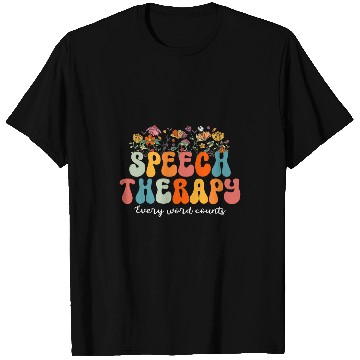 Discover Groovy Speech Therapy Speech Language Pathologist SLP 1 T-Shirts