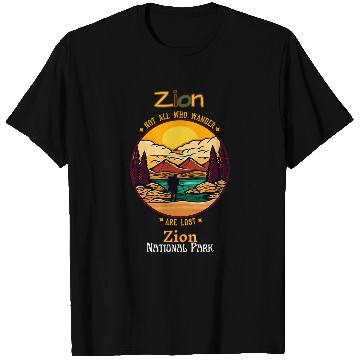 Discover Zion National Park Hiking Camping Souvenir Women Men Kids T-Shirts