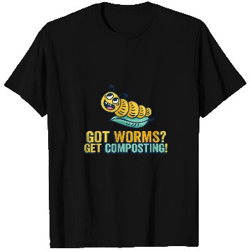Discover Meal Worm Farming Vermiculture Compost Worm Farmer 214 T-Shirts
