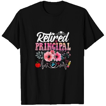 Discover Retired School Principal Teacher Retirement Appreciation T-Shirts