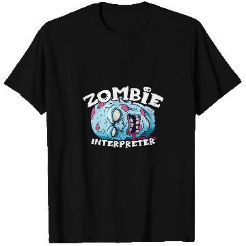 Discover Zombie INTERPRETER 2Halloween Simple Costume T-Shirts
