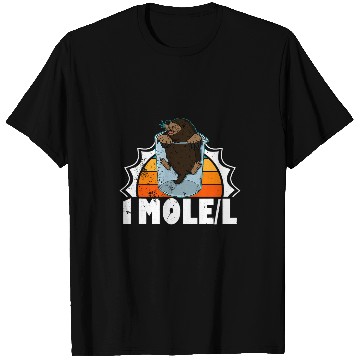 Discover Mole chemistry number chemist physics scientist periodically 213 T-Shirts