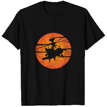 Discover Apache Helicopter Pilot vintages Desert Sunrise Helicopter T-Shirts