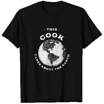 Discover This Cook Cares About the Earth Nature Lover Chef Trees T-Shirts