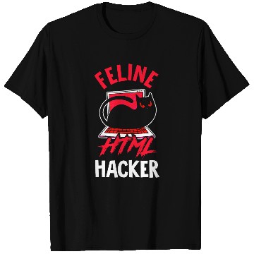 Discover Developer Programmer Coder Computer Cat Lover Pet Owner 1 T-Shirts