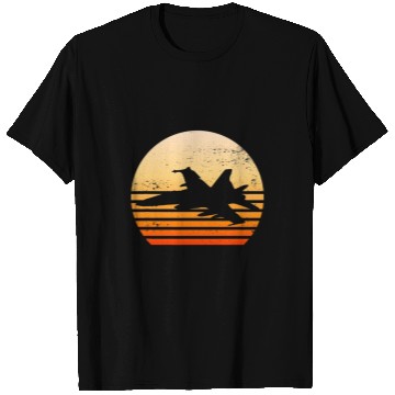Discover Retro vintages Pilot Fighter Jet 4 T-Shirts