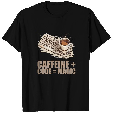 Discover caffeines Coder Software Developer Engineer Coffee Programmer 21 T-Shirts