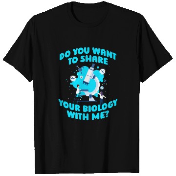 Discover Biologist Microscope Science Student Teacher Biology T-Shirts