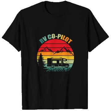 Discover Retro vintages Rv CoPilot Rv Adventures RV T-Shirts