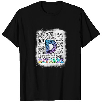 Discover Daycare Teacher Typography Daycare Provider Back To School T-Shirts