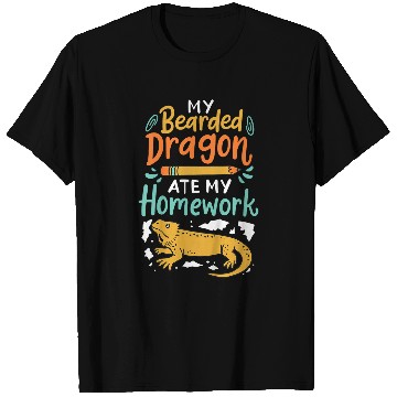 Discover Kids Bearded Dragon Student T-Shirts