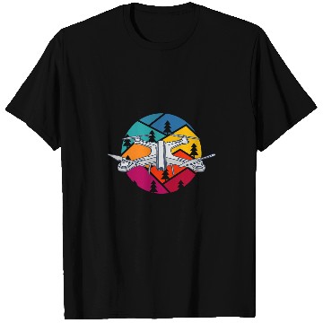 Discover Retro Quadcopter Art For Quadrotor Drone Pilot T-Shirts