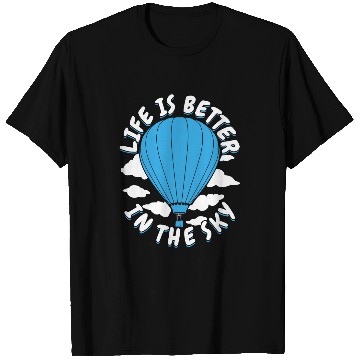 Discover Hot Air Balloon Pilot Design T-Shirts