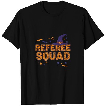 Discover Referee Squad Witch Halloween Matching Umpire T-Shirts