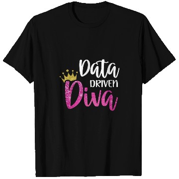Discover Data Driven Diva swag for Science of Reading Teacher T-Shirts