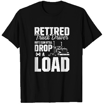 Discover Retired Truck Driver Trucker Retirement 12 T-Shirts