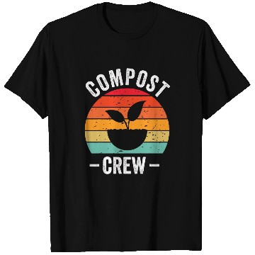 Discover Compost Crew Expert Composter Composting Worms Lover T-Shirts