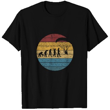 Discover Retro vintages Flying Paraglider Pilot Evolution T-Shirts