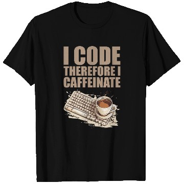 Discover caffeines Coder Software Developer Engineer Coffee Programmer 12 T-Shirts