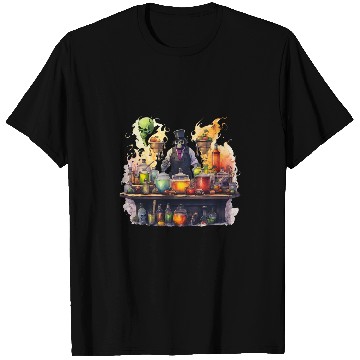 Discover Witchcraft Bartender Spooky Potions Halloween T-Shirts