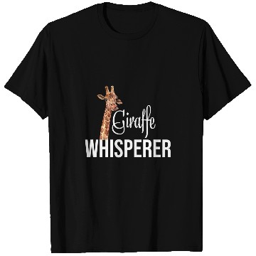 Discover Giraffe Whisperer Giraffe Zoo Worker Animal T-Shirts