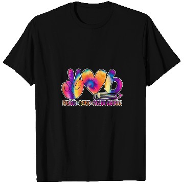 Discover Peace Love Sixth Grade Teacher Student School 6th Grader T-Shirts