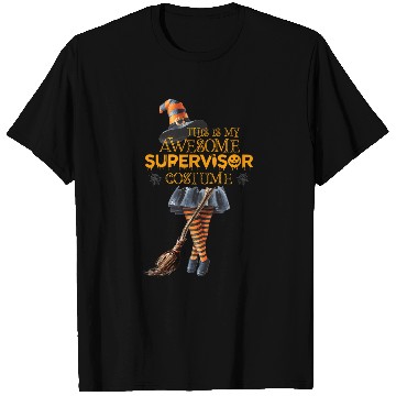 Discover This is my Halloween Supervisor Costume Witchy Boss Manager T-Shirts