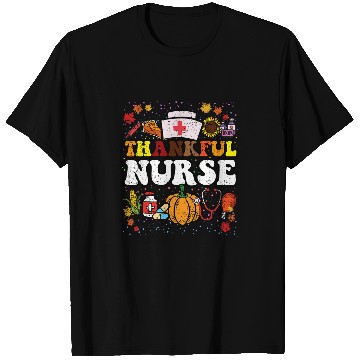 Discover Thankful nurses Thanksgiving Day RN Nursing Student T-Shirts
