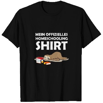 Discover Homeschooling School Child Student Sloth School T-Shirts
