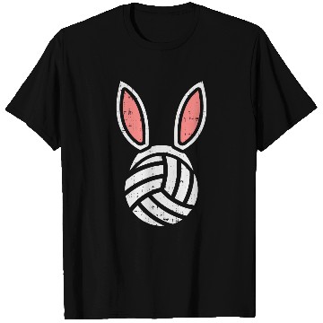 Discover Volleyball Bunny Ears Funny Easter Player Coachs Gift T-Shirts