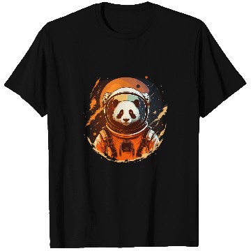 Discover Outer Space Panda on Galaxy Astronaut Panda 22 T-Shirts