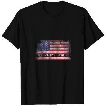 Discover American Wood Worker Craftsmen Legendary US Union Carpenter T-Shirts