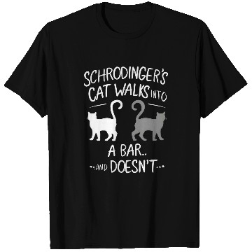 Discover Funny Scientist Schrodingers Cat Quantum Physics Lover 2 T-Shirts