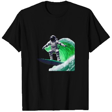 Discover Wave Surfer Astronaut T-Shirts