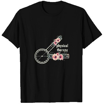 Discover Cute Physical Therapy Floral Goniometer Cool Therapist T-Shirts