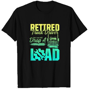 Discover Retired Truck Driver Trucker Retirement 35 T-Shirts