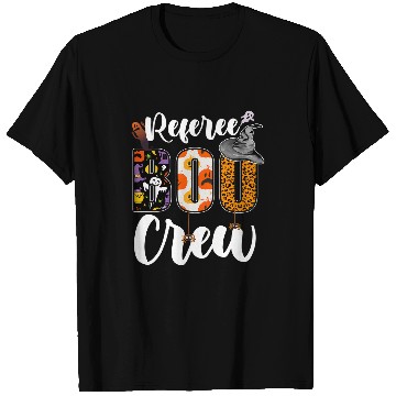 Discover Referee Boo Crew Funny Referee Halloween Matching T-Shirts