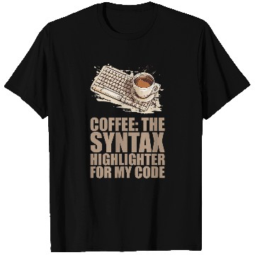 Discover caffeines Coder Software Developer Engineer Coffee Programmer 4 T-Shirts