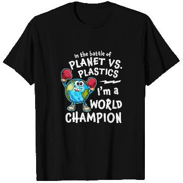 Discover Earth Day Planet vs Plastics World Champion Cute T-Shirts