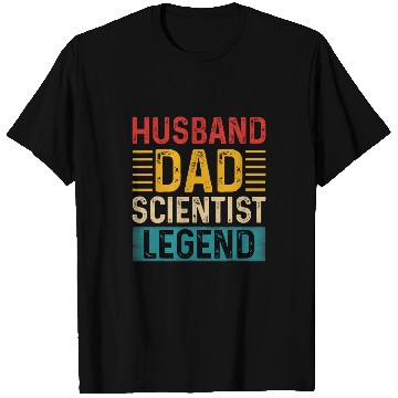 Discover Husband Dad Scientist Legend vintages Fathers Day T-Shirts